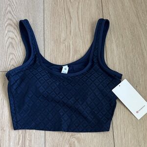 NWT lululemon textured mesh tennis tank